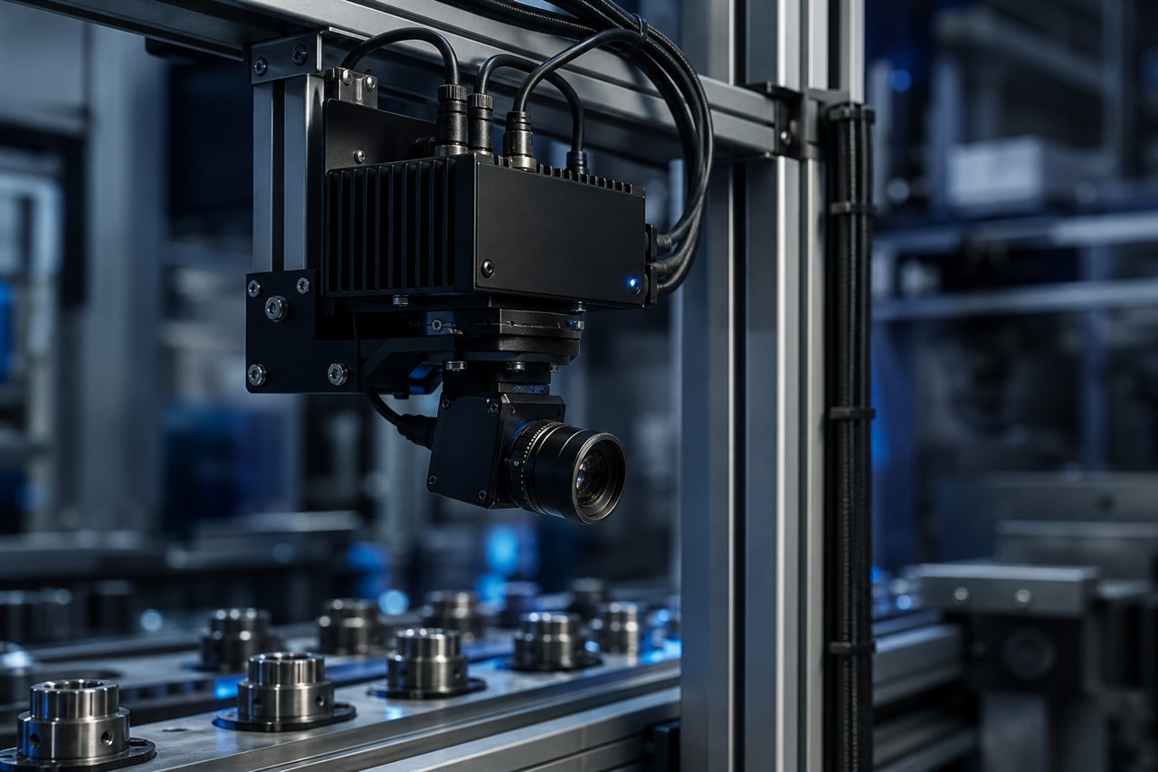 Edge AI camera module in an industrial environment